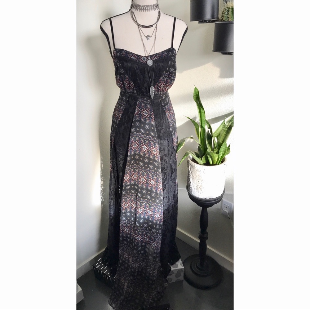 Stunning boho print and maxi dress